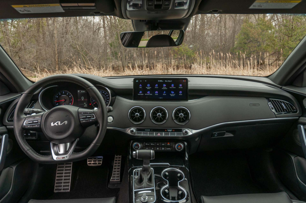 Every 2022 Kia Stinger features a 10.3-inch touchscreen infotainment system