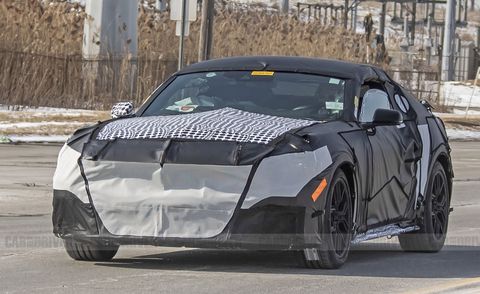 2024 ford mustang spied front three quarters
