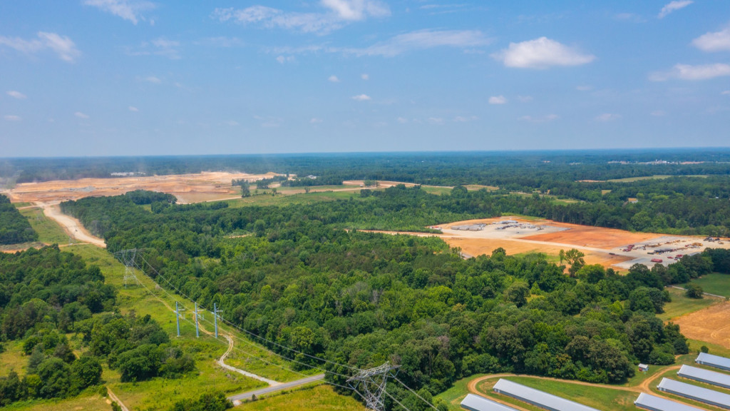 Site of planned Toyota Battery Manufacturing North Carolina (TBMNC) battery plant