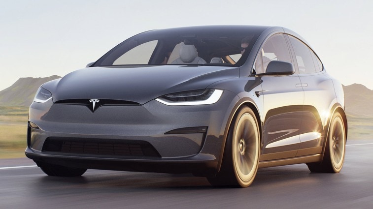 Tesla Model X in grey