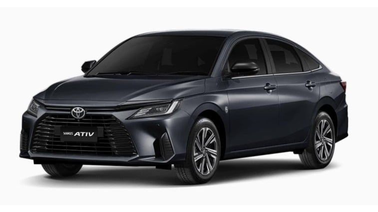 The 2023 Toyota Yaris Ativ, a subcompact sedan not sold in the United States