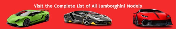 Complete List of All Lamborghini Car Models