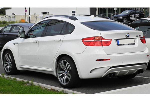 BMW X6 Rear View