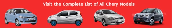 All Chery Car Models List