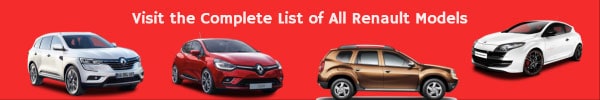 Complete list of all Renault models