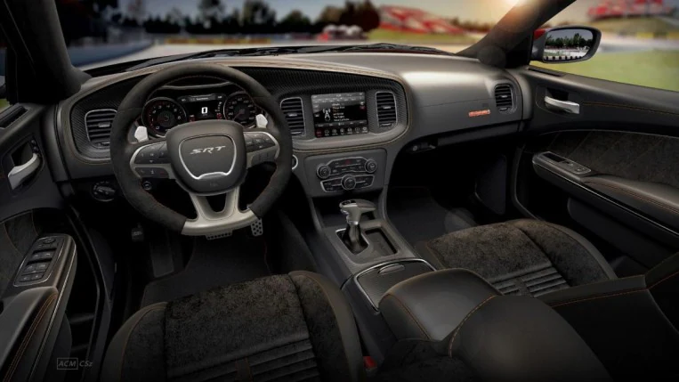 The cabin of the 2023 Dodge Charger King Daytona