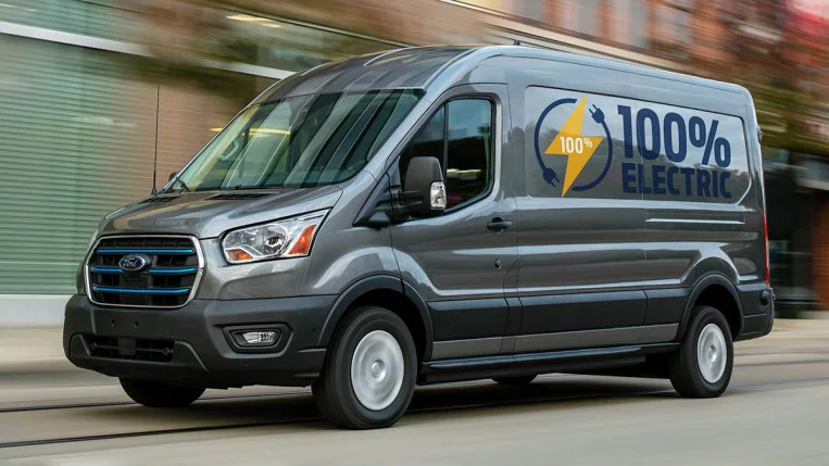 The Ford E-Transit electric van